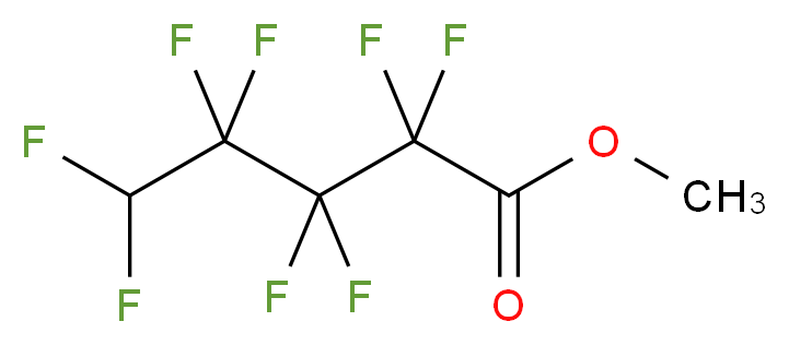 methyl 2,2,3,3,4,4,5,5-octafluoropentanoate_分子结构_CAS_54822-22-9