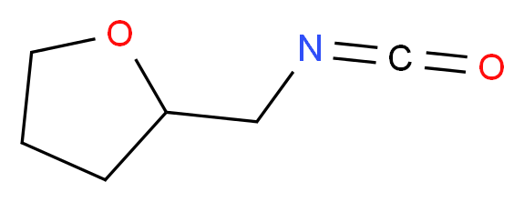 2-(isocyanatomethyl)oxolane_分子结构_CAS_51998-05-1