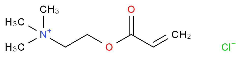 丙烯酰氧乙基三甲基氯化铵 溶液_分子结构_CAS_44992-01-0)