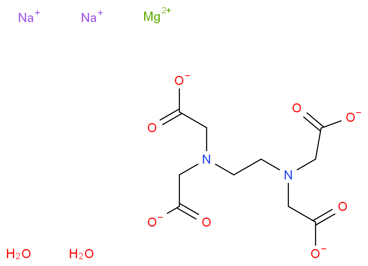 乙二胺四乙酸镁二钠盐四水合物_分子结构_CAS_14402-88-1)