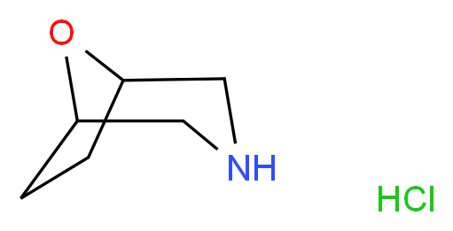 8-Oxa-3-azabicyclo[3,2,1]octane hydrochloride_分子结构_CAS_54745-74-3)