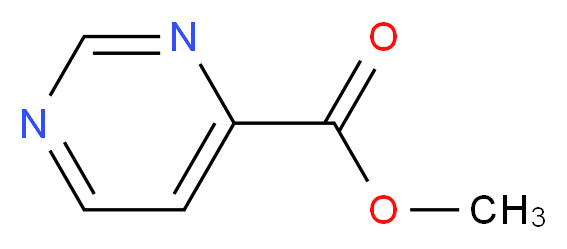 4-Pyrimidinecarboxylic acid, methyl ester_分子结构_CAS_2450-08-0)