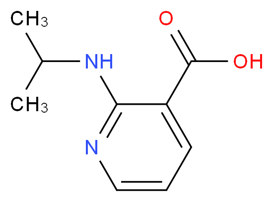 2-ISOPROPYLAMINO-NICOTINIC ACID_分子结构_CAS_885275-12-7)