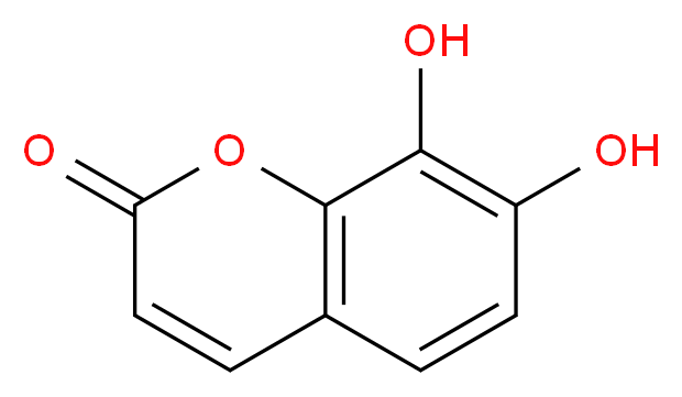 CAS_486-35-1 分子结构