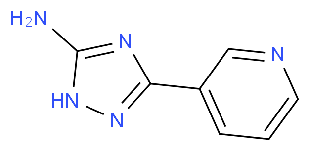 5-(pyridin-3-yl)-4H-1,2,4-triazol-3-amine_分子结构_CAS_)