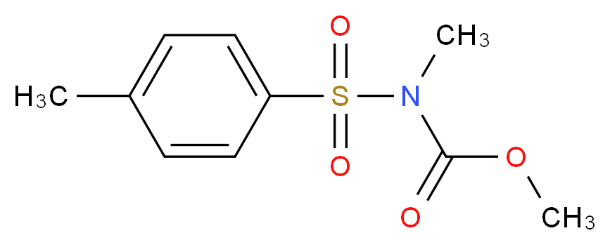 N-Methyl(p-tosyl)carbamic Acid Methyl Ester_分子结构_CAS_32258-50-7)