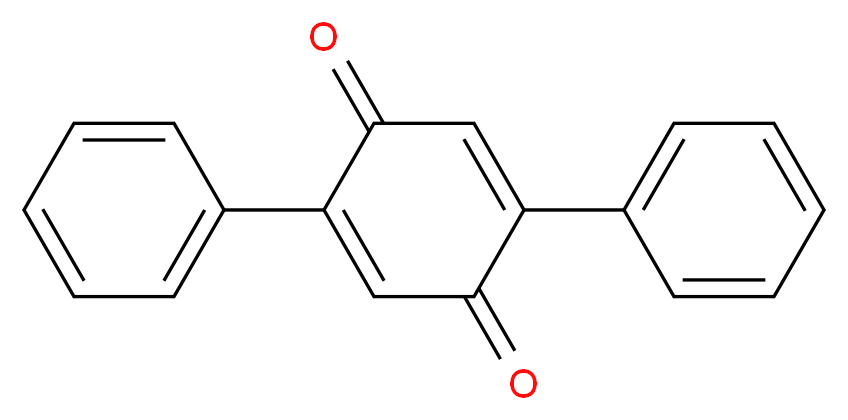 2,5-diphenylcyclohexa-2,5-diene-1,4-dione_分子结构_CAS_844-51-9