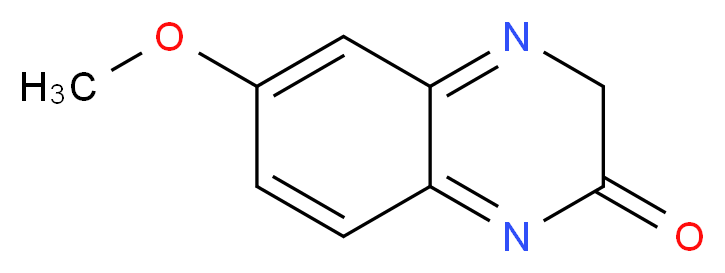 6-methoxy-2,3-dihydroquinoxalin-2-one_分子结构_CAS_91192-32-4