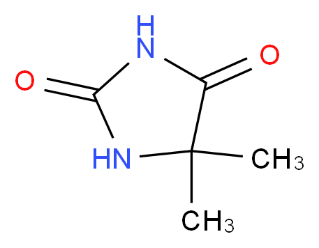 5,5-dimethylimidazolidine-2,4-dione_分子结构_CAS_77-71-4)