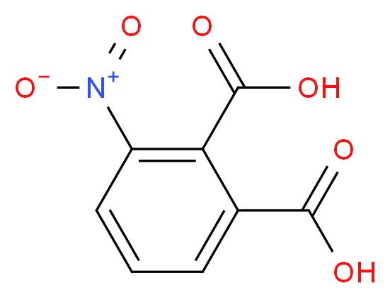 3-硝基邻苯二甲酸_分子结构_CAS_603-11-2)