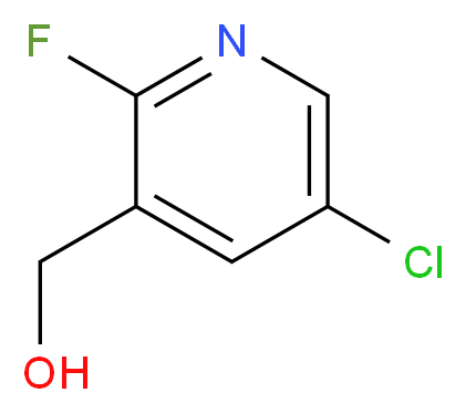 (5-Chloro-2-fluoropyridin-3-yl)Methanol_分子结构_CAS_884494-79-5)