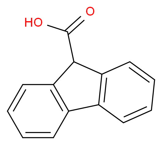 9H-fluorene-9-carboxylic acid_分子结构_CAS_1989-33-9