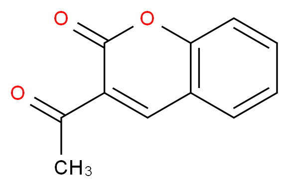 3-acetyl-2H-chromen-2-one_分子结构_CAS_3949-36-8
