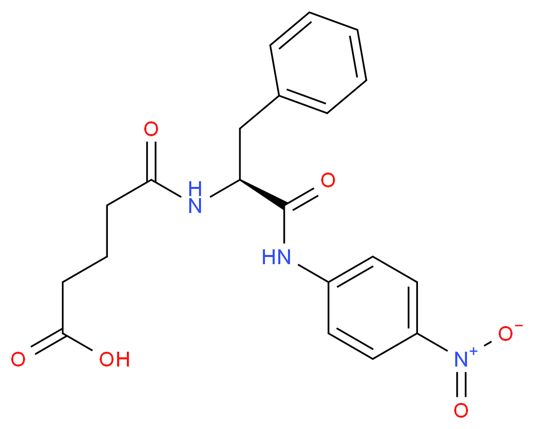N-Glutaryl-L-phenylalanine p-nitroanilide_分子结构_CAS_5800-34-0)