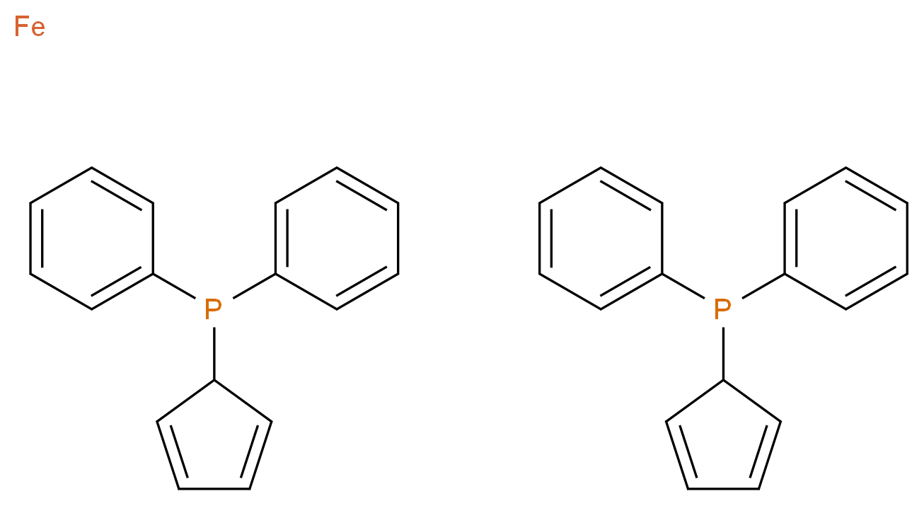 1,1'-Bis(diphenylphosphino)ferrocene_分子结构_CAS_12150-46-8)