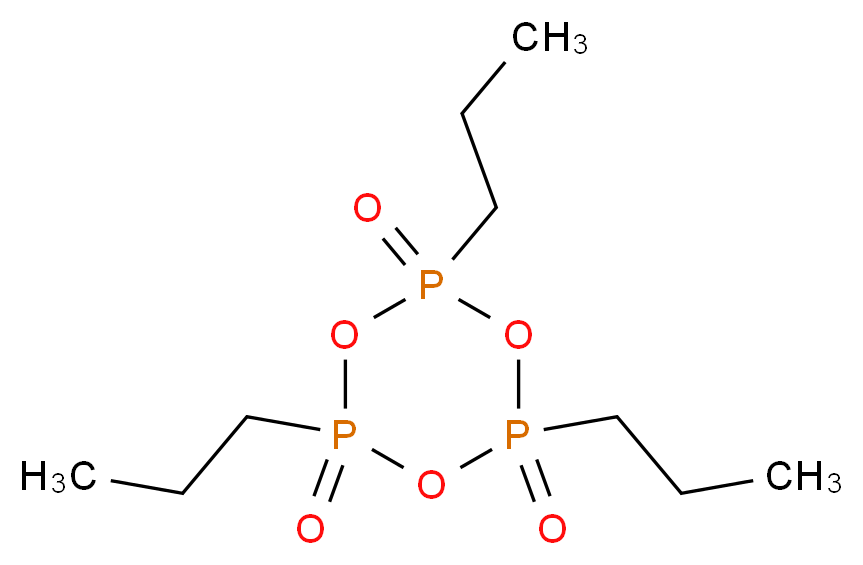 2,4,6-Tripropyl-1,3,5,2,4,6-trioxatriphosphinane 2,4,6-trioxide_分子结构_CAS_68957-94-8)