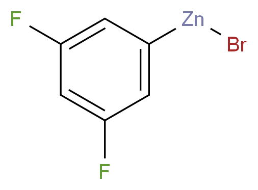 3,5-Difluorophenylzinc bromide_分子结构_CAS_)