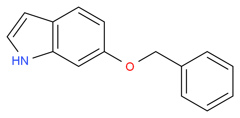 6-(benzyloxy)-1H-indole_分子结构_CAS_15903-94-3