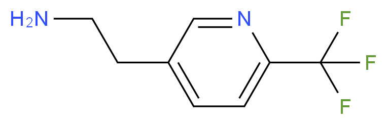 2-[6-(trifluoromethyl)pyridin-3-yl]ethan-1-amine_分子结构_CAS_765287-34-1