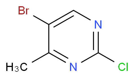 5-Bromo-2-chloro-4-methylpyrimidine_分子结构_CAS_633328-95-7)