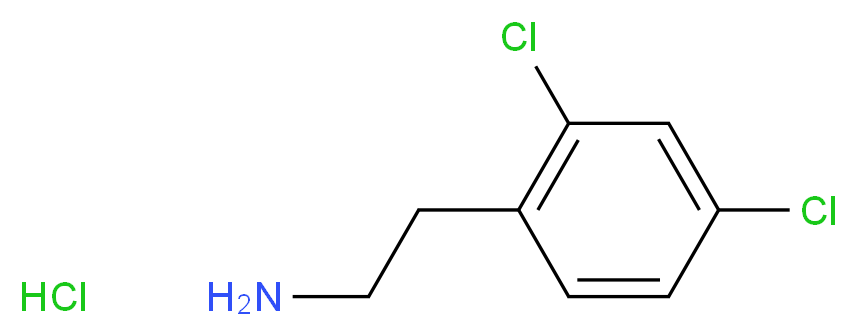 (2,4-Dichlorobenzyl)methylamine hydrochloride_分子结构_CAS_90389-07-4)