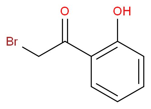 2-bromo-1-(2-hydroxyphenyl)ethan-1-one_分子结构_CAS_2491-36-3