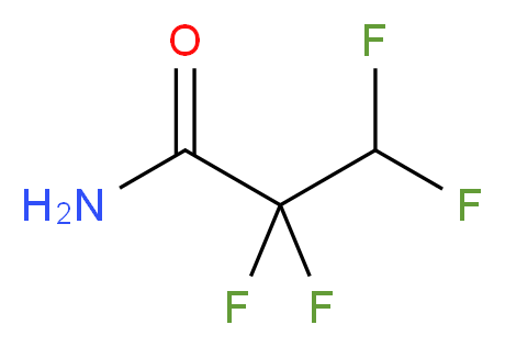 2,2,3,3-tetrafluoropropanamide_分子结构_CAS_2069-86-5