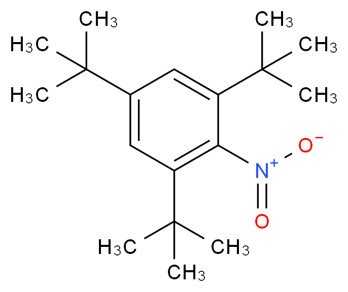 2,4,6-三叔丁基硝基苯_分子结构_CAS_4074-25-3)