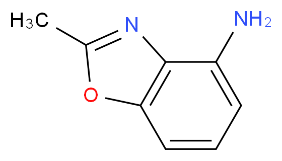 2-Methyl-1,3-benzoxazol-4-amine_分子结构_CAS_342897-54-5)