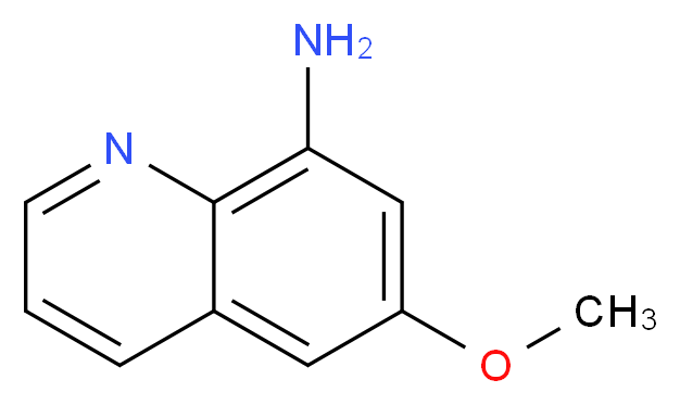 6-methoxyquinolin-8-amine_分子结构_CAS_90-52-8