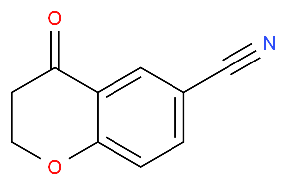 4-oxo-3,4-dihydro-2H-1-benzopyran-6-carbonitrile_分子结构_CAS_138801-92-0