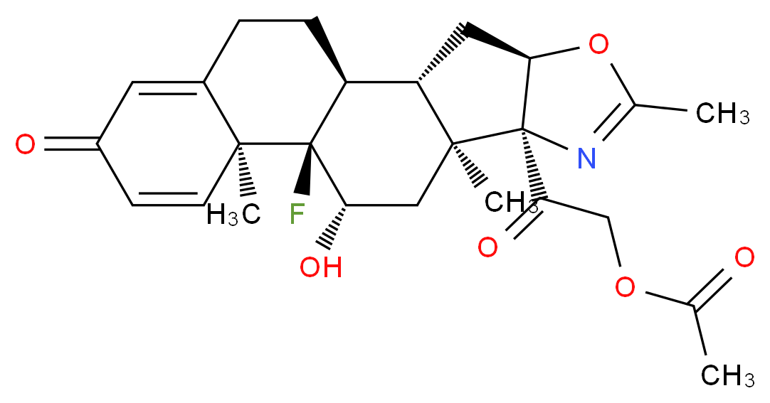 Fluazacort_分子结构_CAS_19888-56-3)