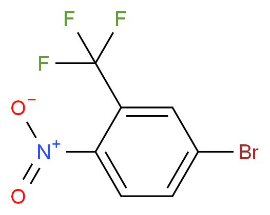 4-bromo-1-nitro-2-(trifluoromethyl)benzene_分子结构_CAS_344-38-7