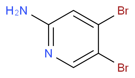 4,5-dibromopyridin-2-amine_分子结构_CAS_856848-33-4