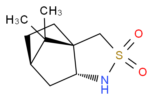 (1R,5R,7R)-10,10-dimethyl-3λ<sup>6</sup>-thia-4-azatricyclo[5.2.1.0<sup>1</sup>,<sup>5</sup>]decane-3,3-dione_分子结构_CAS_108448-77-7