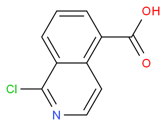 1-Chloroisoquinoline-5-carboxylic acid_分子结构_CAS_223671-71-4)