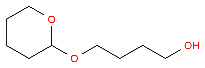 4-(oxan-2-yloxy)butan-1-ol_分子结构_CAS_51326-51-3