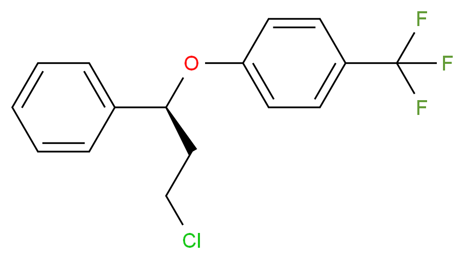 1-[(1S)-3-chloro-1-phenylpropoxy]-4-(trifluoromethyl)benzene_分子结构_CAS_114446-51-4