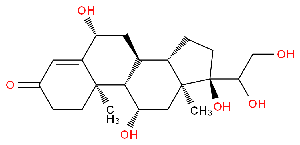 6β-Hydroxy-20-dihydro Cortisol (Mixture of Diastereomers)_分子结构_CAS_)