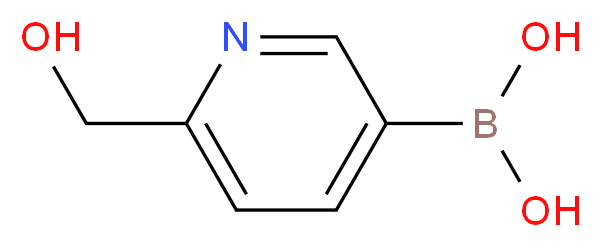 6-(Hydroxymethyl)pyridine-3-boronic acid 95%_分子结构_CAS_913835-98-0)
