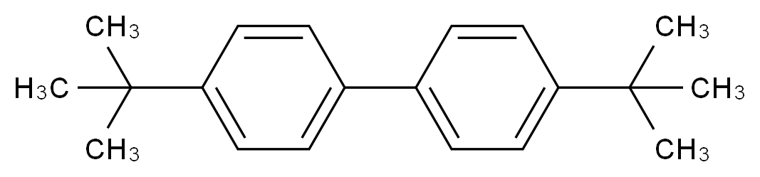 1-tert-butyl-4-(4-tert-butylphenyl)benzene_分子结构_CAS_1625-91-8