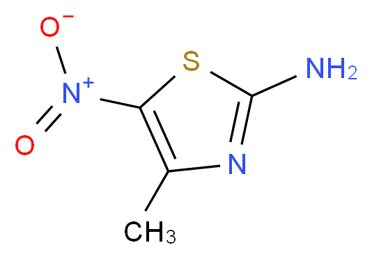 4-methyl-5-nitro-1,3-thiazol-2-amine_分子结构_CAS_56682-07-6