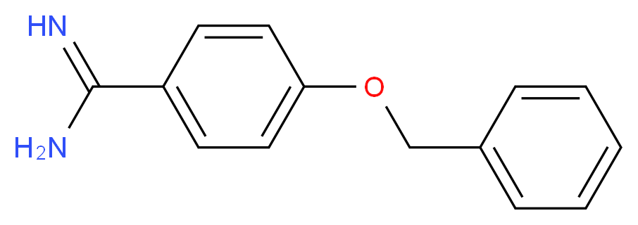 4-(benzyloxy)benzene-1-carboximidamide_分子结构_CAS_31066-05-4