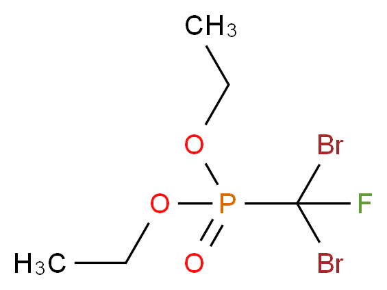 diethyl [dibromo(fluoro)methyl]phosphonate_分子结构_CAS_65094-25-9