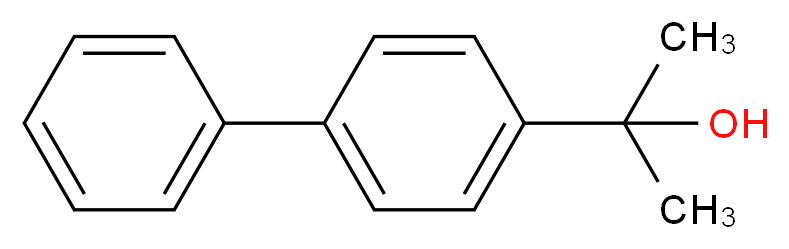 2-(4-phenylphenyl)propan-2-ol_分子结构_CAS_34352-74-4