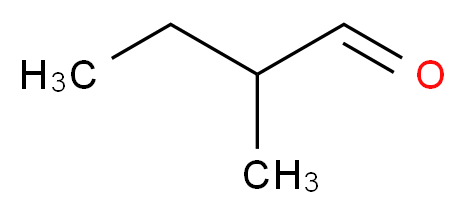 2-methylbutanal_分子结构_CAS_96-17-3