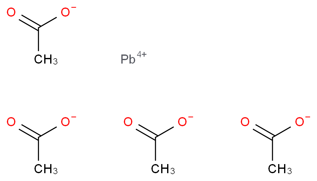 乙酸铅(IV)_分子结构_CAS_546-67-8)