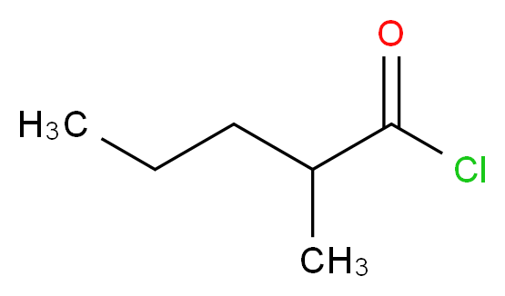 2-methylpentanoyl chloride_分子结构_CAS_5238-27-7