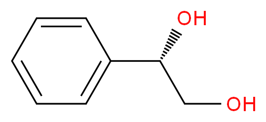 (1S)-1-phenylethane-1,2-diol_分子结构_CAS_25779-13-9