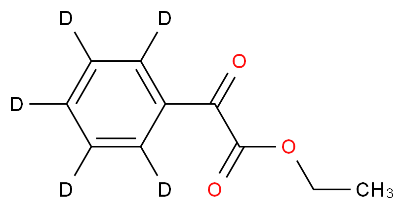 ethyl 2-oxo-2-(<sup>2</sup>H<sub>5</sub>)phenylacetate_分子结构_CAS_1025892-26-5